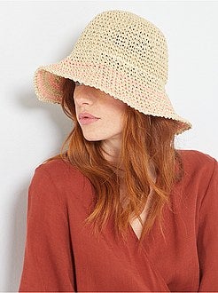 Sombrero de paja - beige - Kiabi - 3.50€