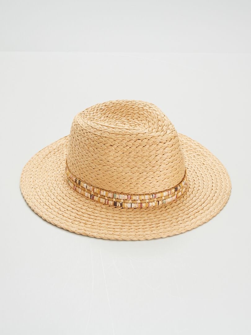 Sombrero de paja - beige - Kiabi - 3.50€