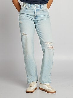 Jeans Rectos Wedgie - Azul