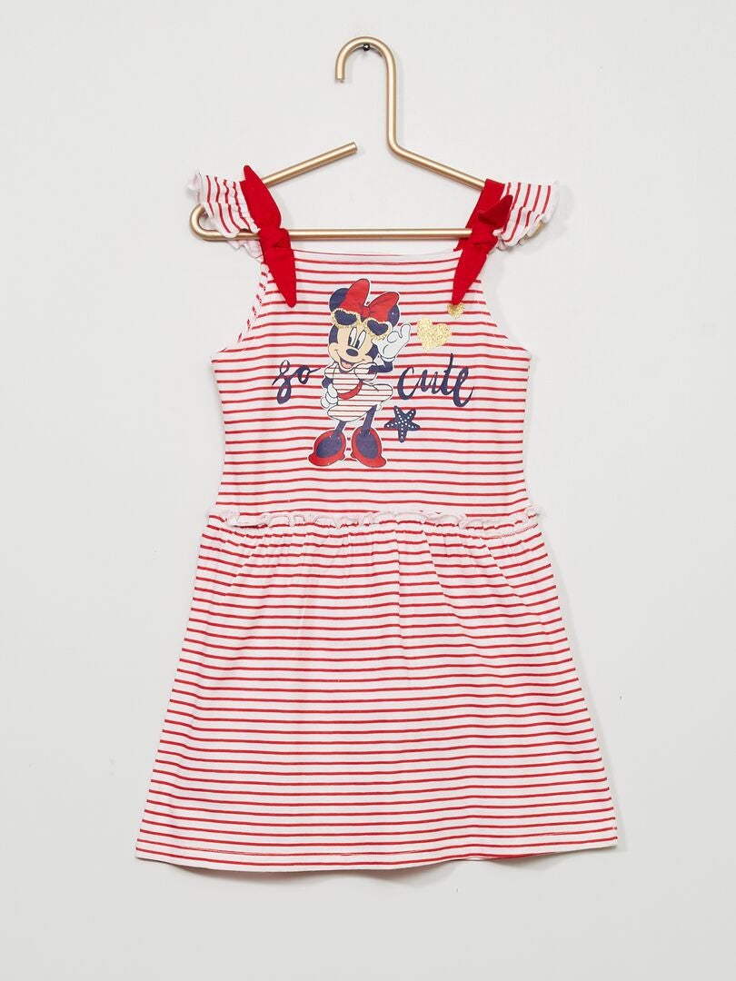 Comprimido nadie calidad Vestido 'Minnie' de 'Disney' - rojo - Kiabi - 10.00€