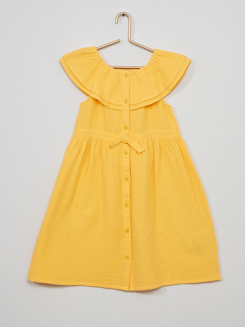 Australia Tantos Patológico Vestido para niña - amarillo dorado - Kiabi - 15.00€