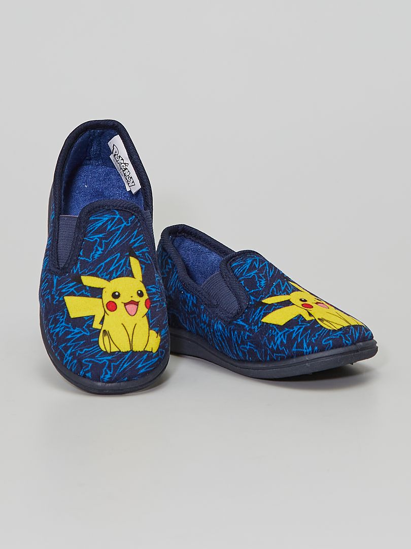 níquel Grupo Tratar Zapatillas de casa 'Pokémon' de terciopelo - azul - Kiabi - 12.00€