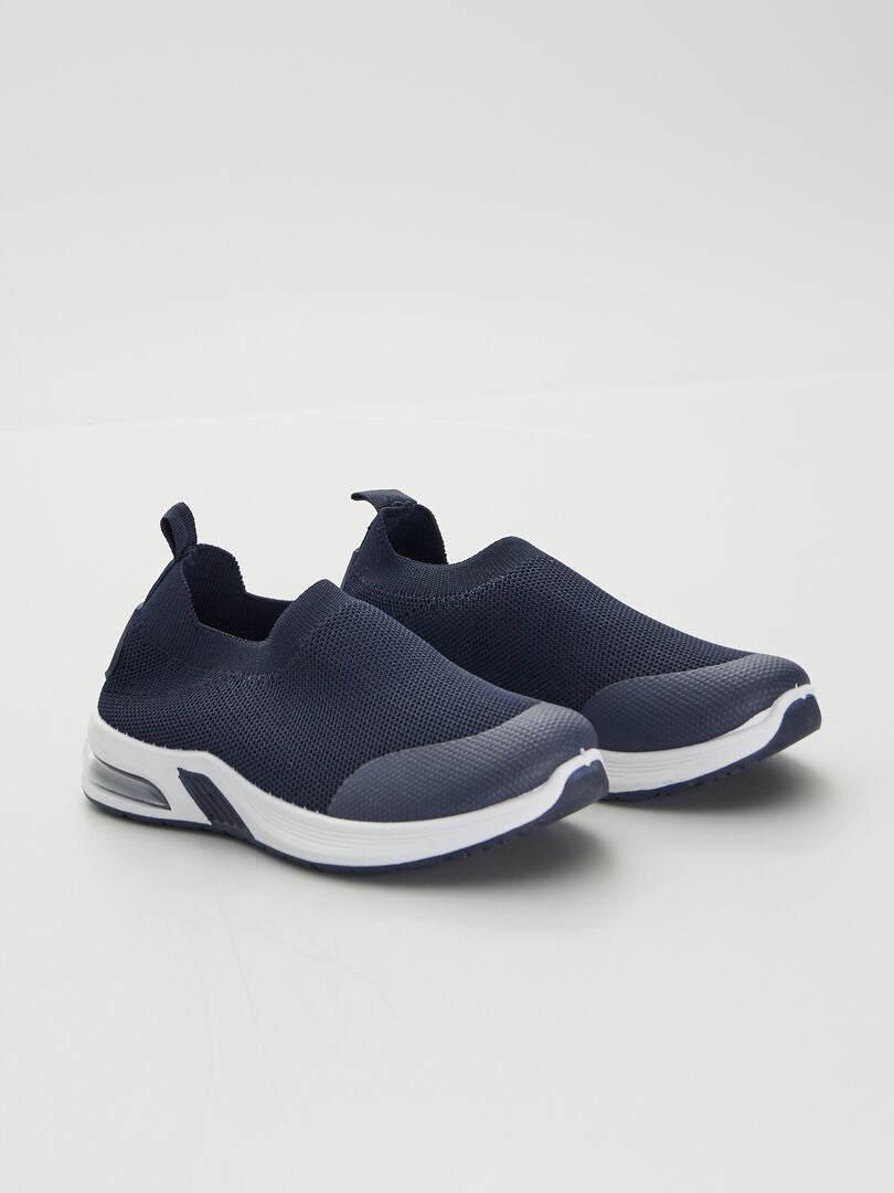 Zapatillas deportivas slip-on de malla - azul navy - Kiabi 17.00€