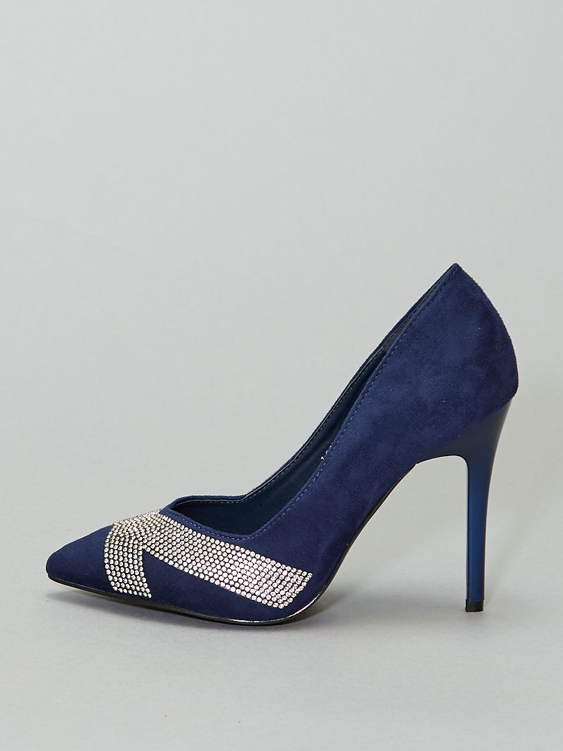 Zapatos tacón de - azul - Kiabi 20.00€