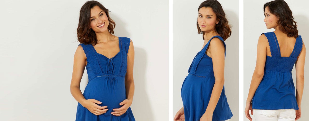 19 vestidos premamá en rebajas para lucir ideal durante el